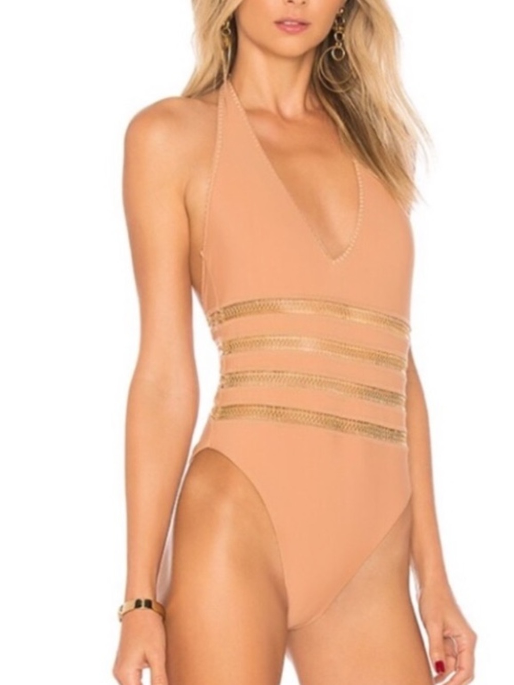 TULAROSA] Revolve One-Piece Swimsuit.